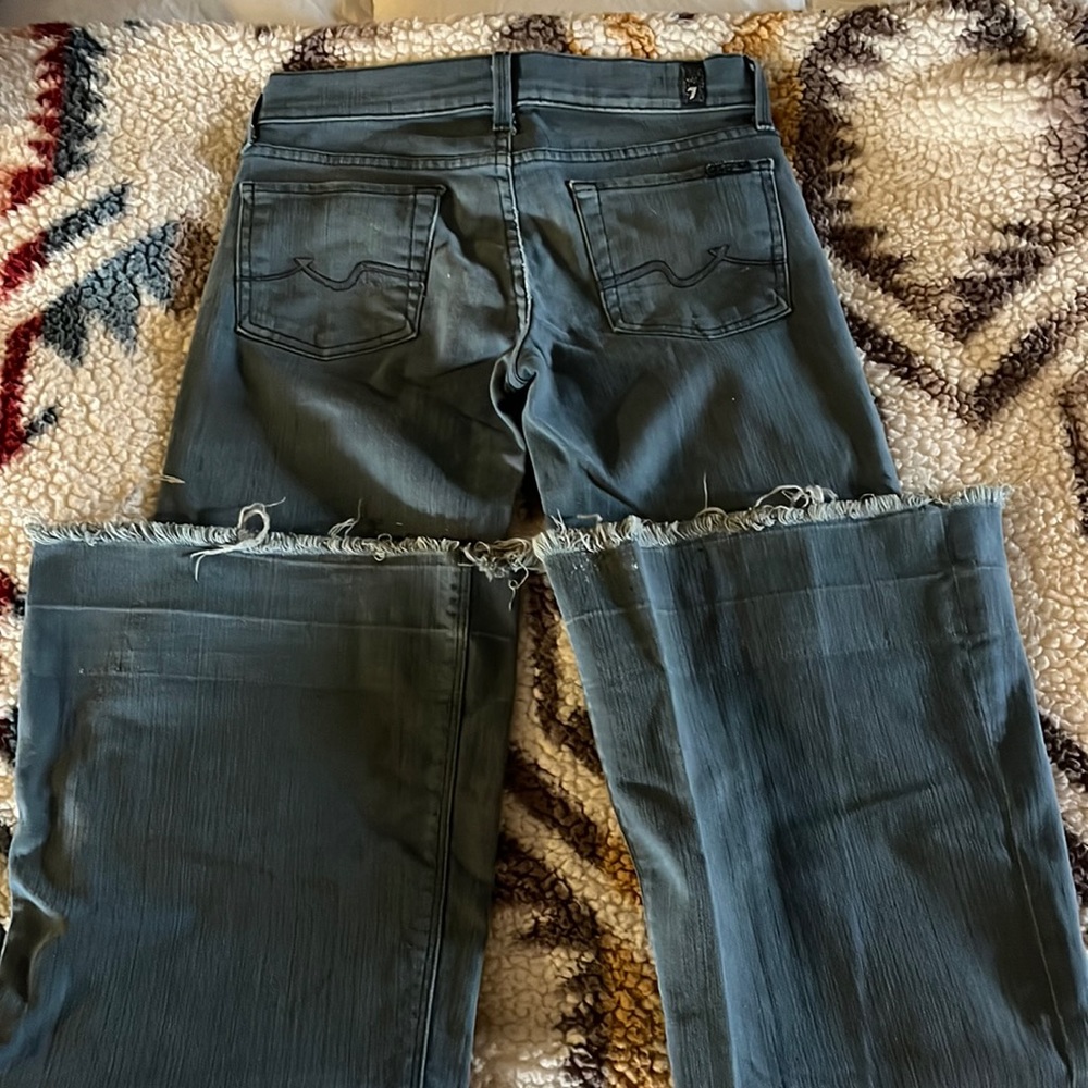 7FAMK low rise ginger jeans